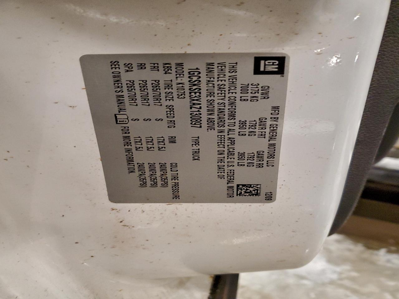 CHEVROLET SILVERADO K1500 LT