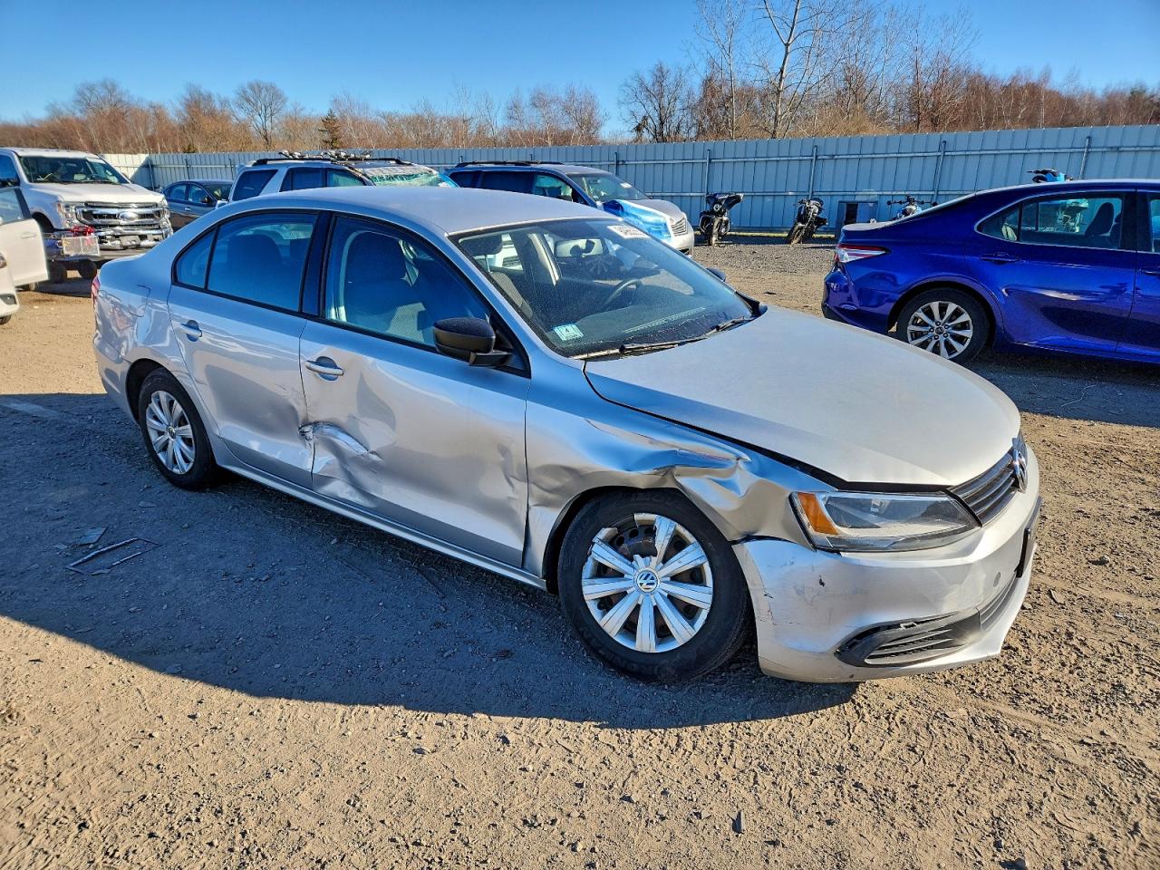 Lot #3317830249 2013 VOLKSWAGEN JETTA BASE