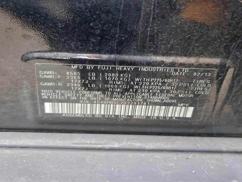 2013 SUBARU OUTBACK 2. #3309223615