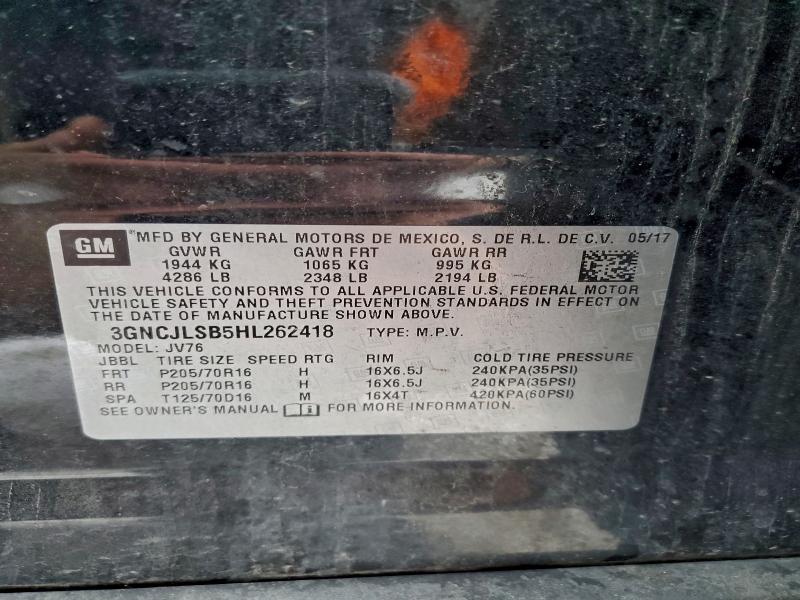 2017 CHEVROLET TRAX 1LT #3310329961