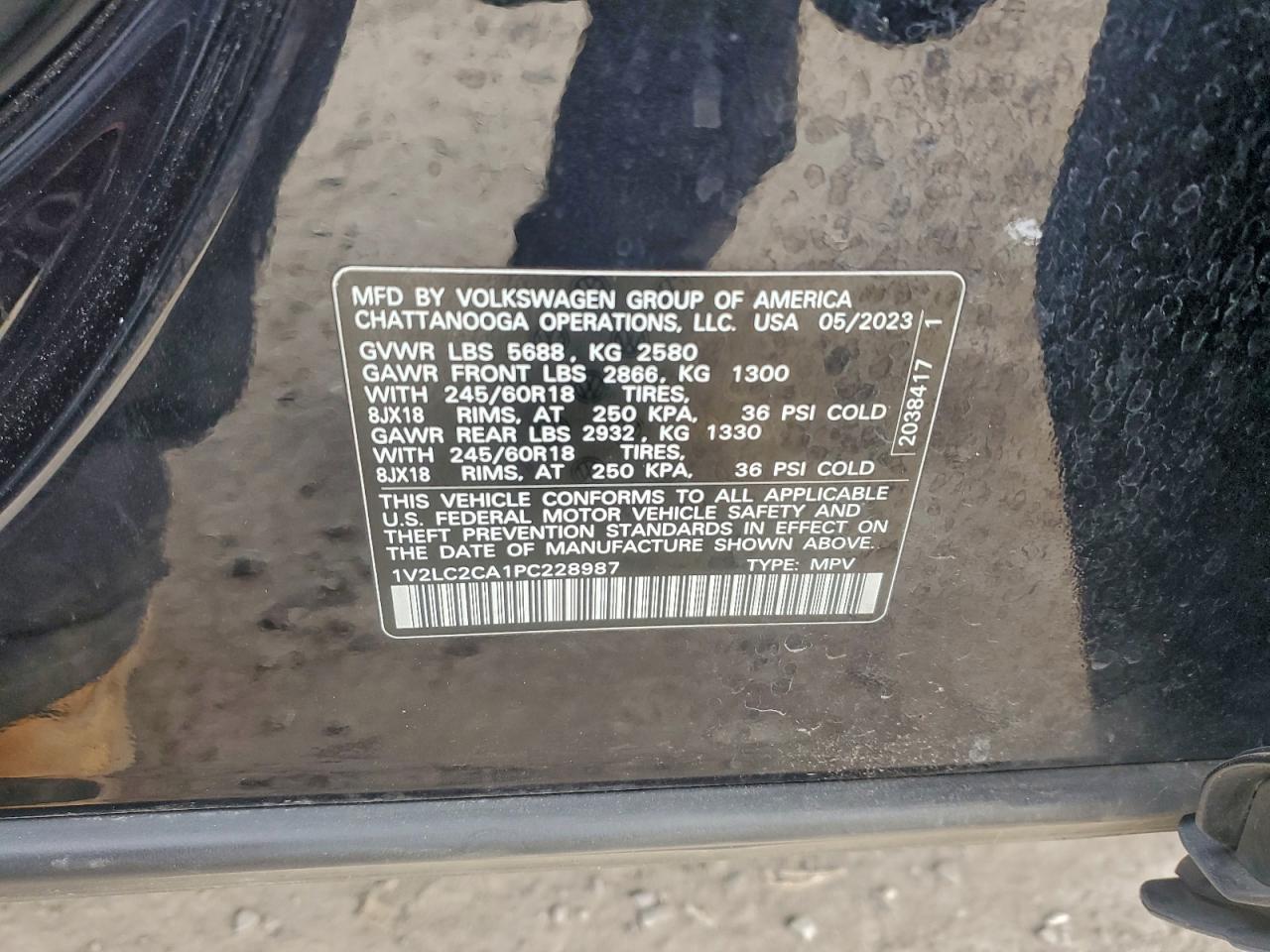 VOLKSWAGEN ATLAS CROSS SPORT SE