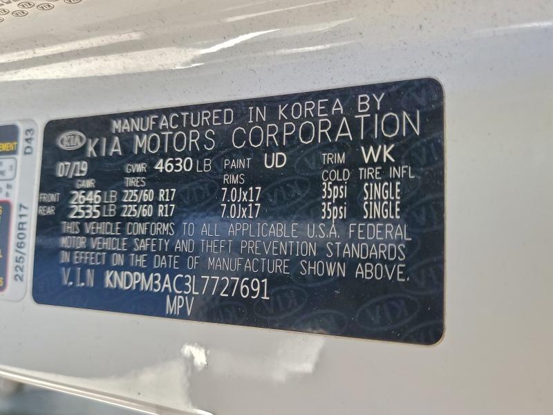 2020 KIA SPORTAGE L #3305090970