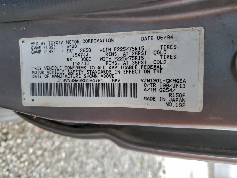 1994 TOYOTA 4RUNNER VN #3304732903