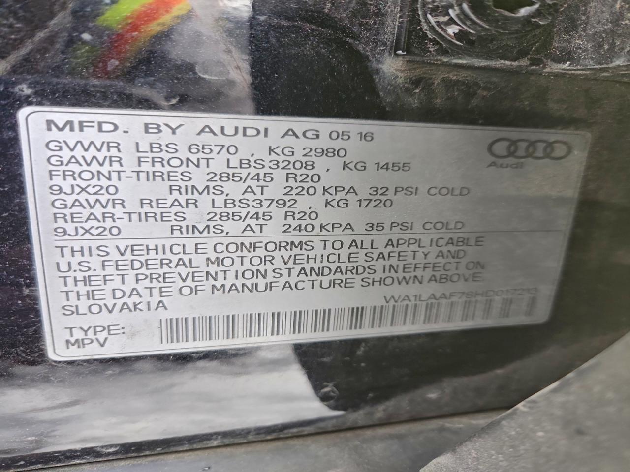 AUDI Q7 PREMIUM PLUS