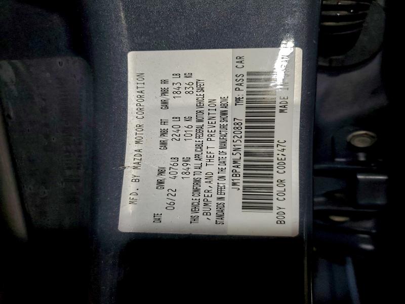 2022 MAZDA 3 PREMIUM #3310366962