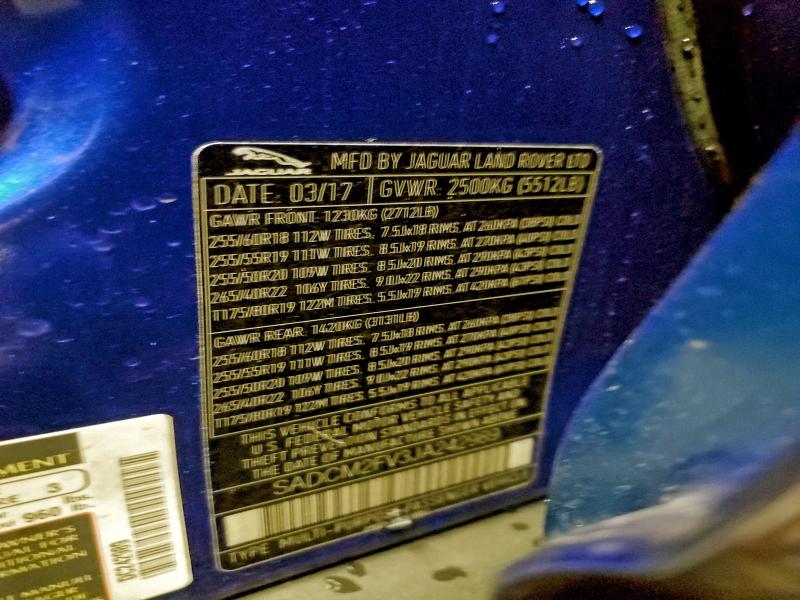 2018 JAGUAR F-PACE S #3303948712