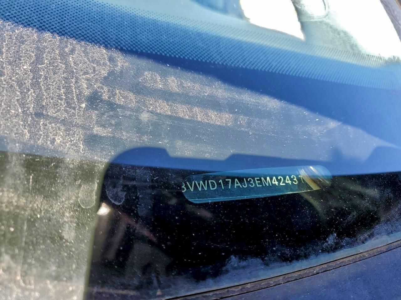 Lot #3311493283 2014 VOLKSWAGEN JETTA SE