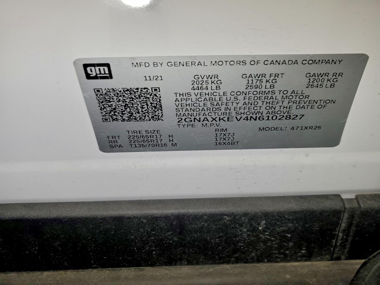 CHEVROLET EQUINOX LT