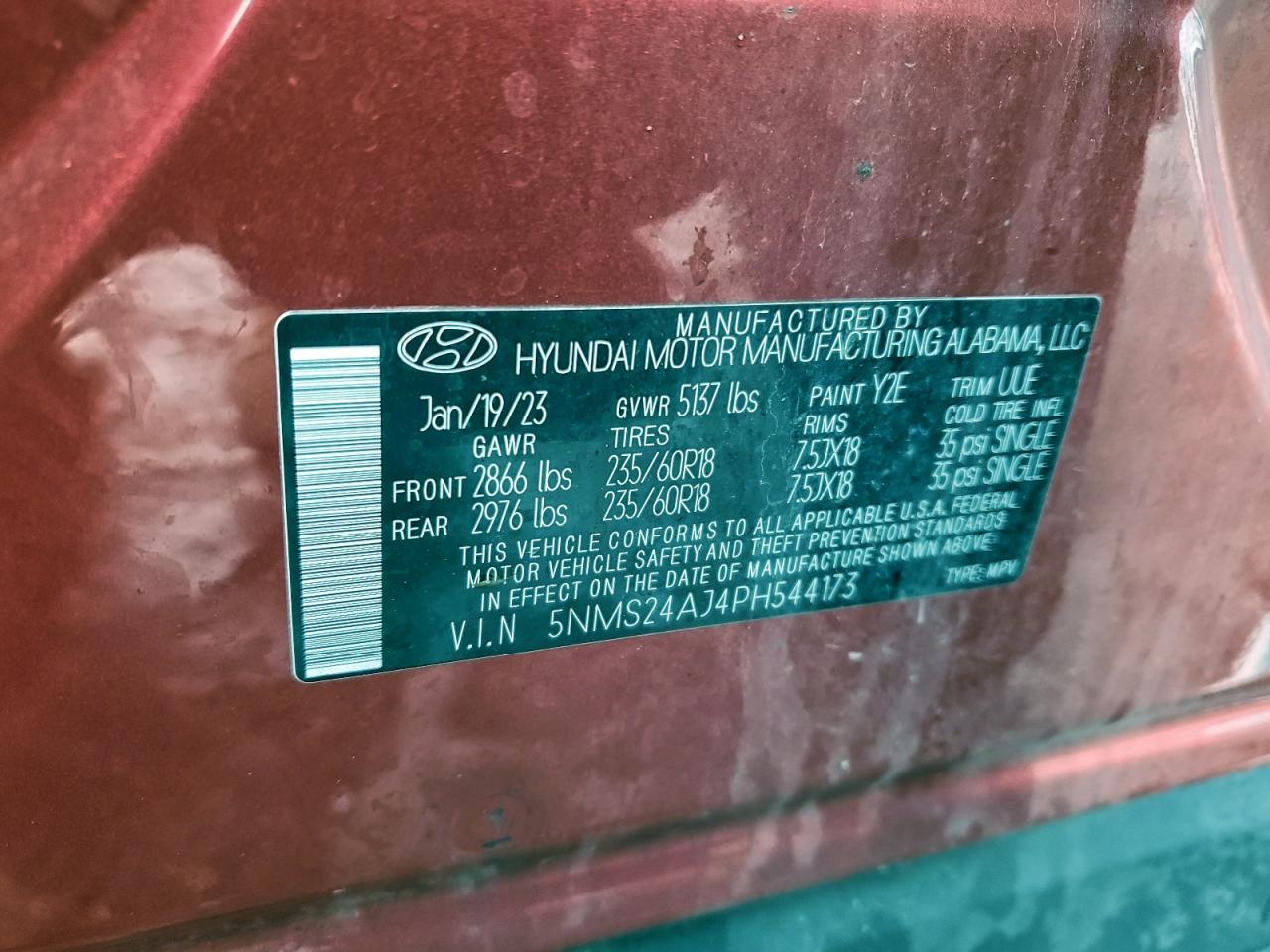 HYUNDAI SANTA FE SEL