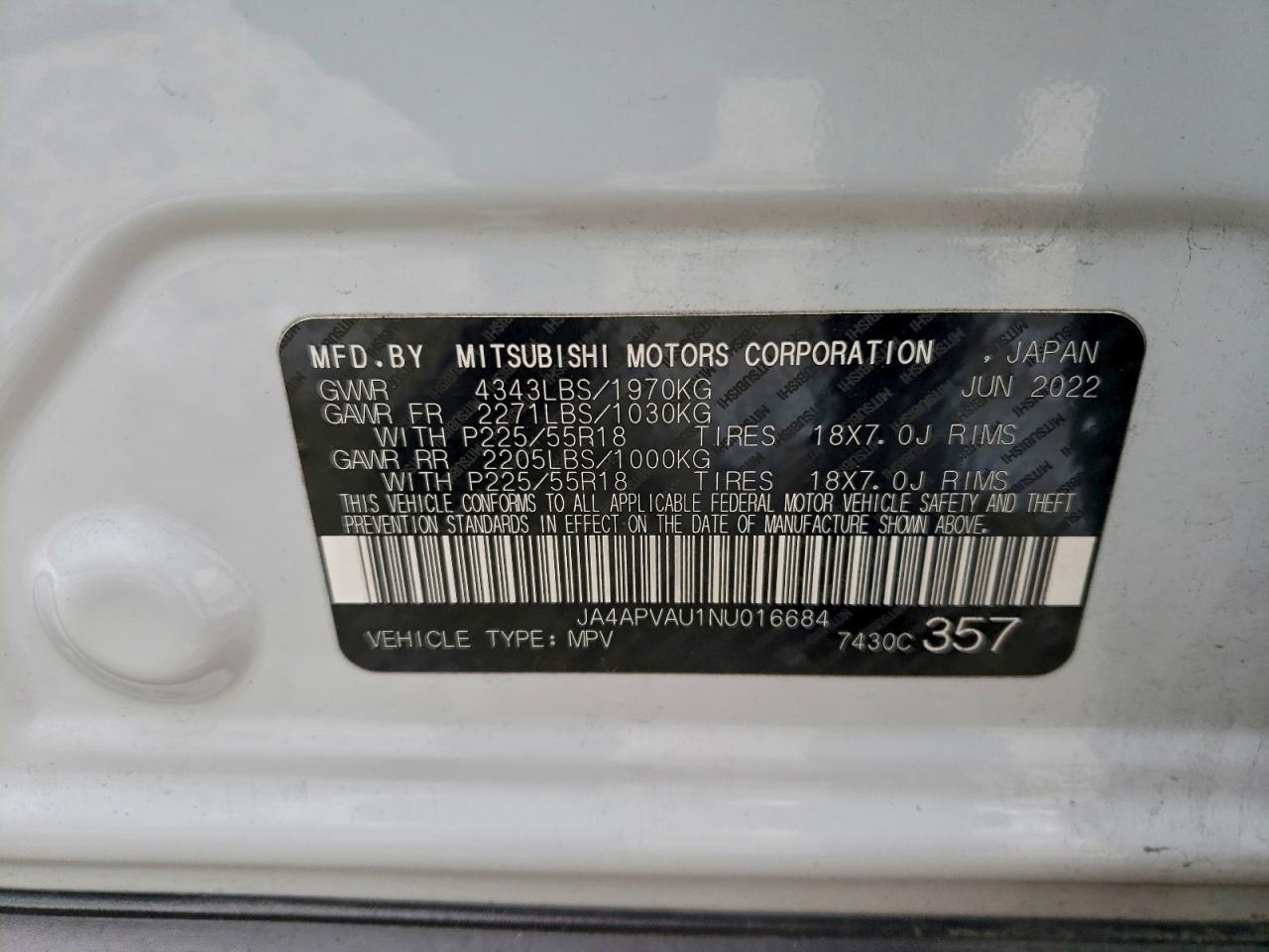 MITSUBISHI OUTLANDER SE