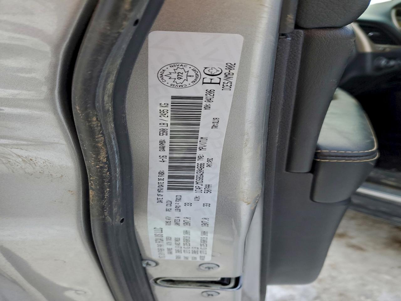 Lot #3315983108 2016 JEEP CHEROKEE L