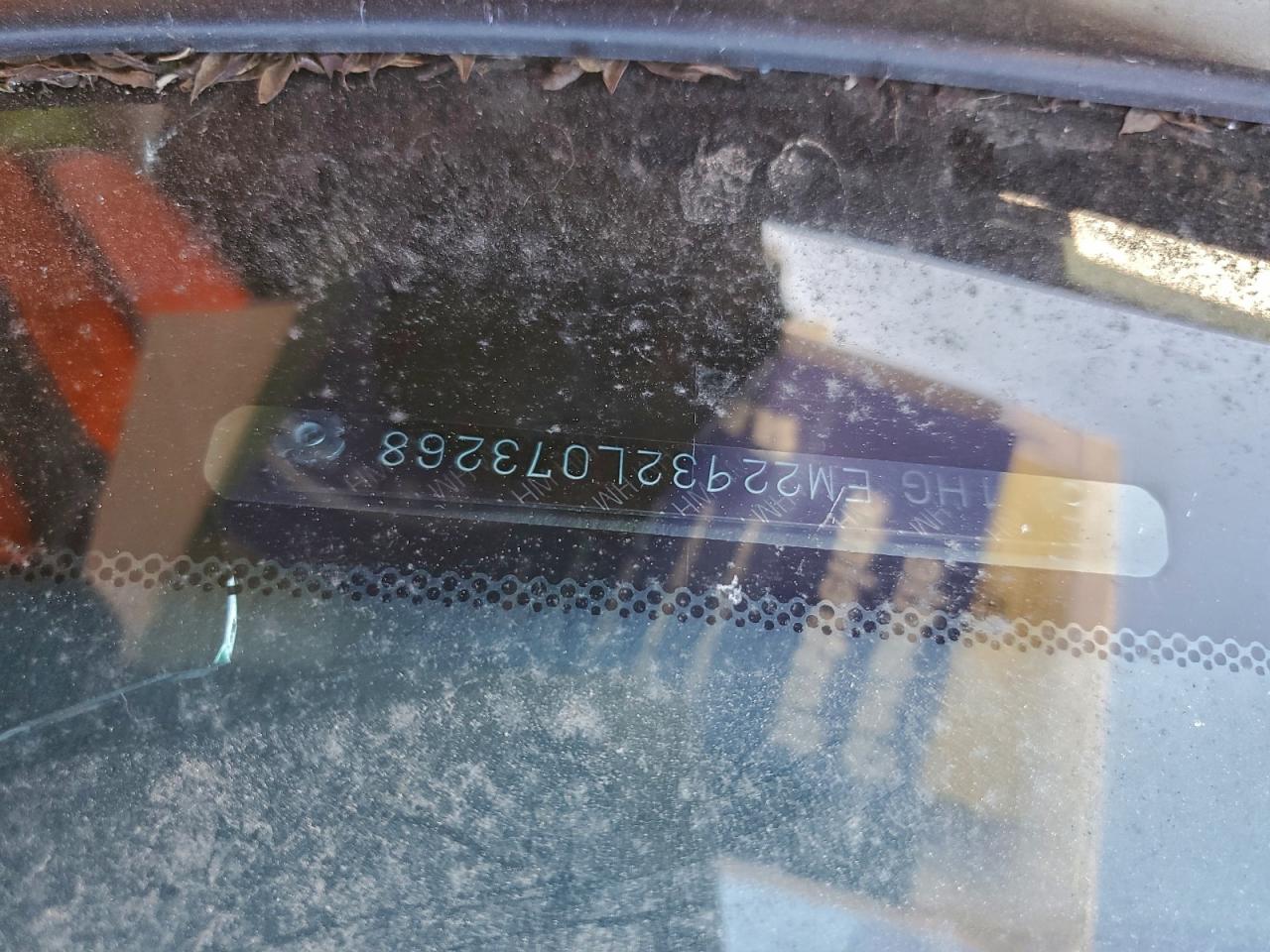 Lot #3308360298 2002 HONDA CIVIC EX