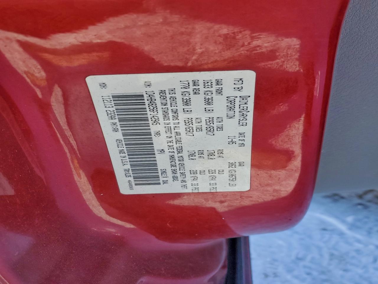 Lot #3305242016 2006 DODGE DURANGO SL