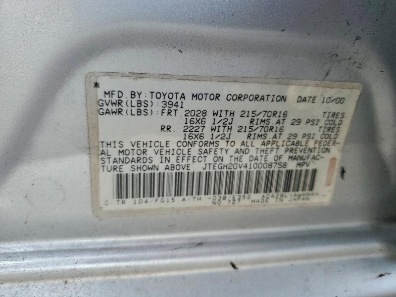 2001 TOYOTA RAV4 #3301827335