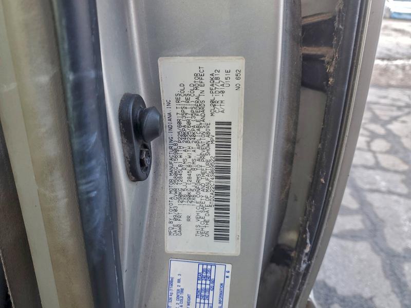 2004 TOYOTA SIENNA #3309190625