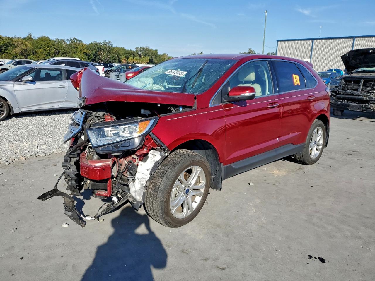 Lot #3308467308 2018 FORD EDGE TITAN