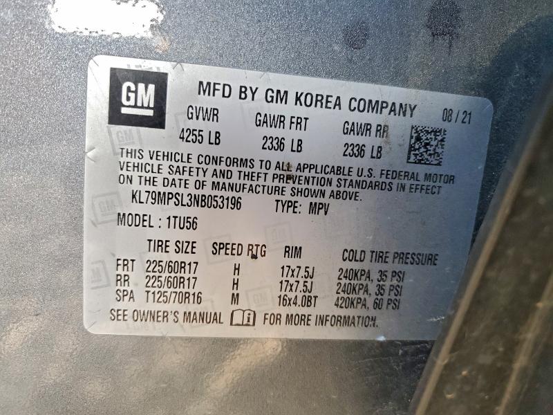 2022 CHEVROLET TRAILBLAZE #3303827422