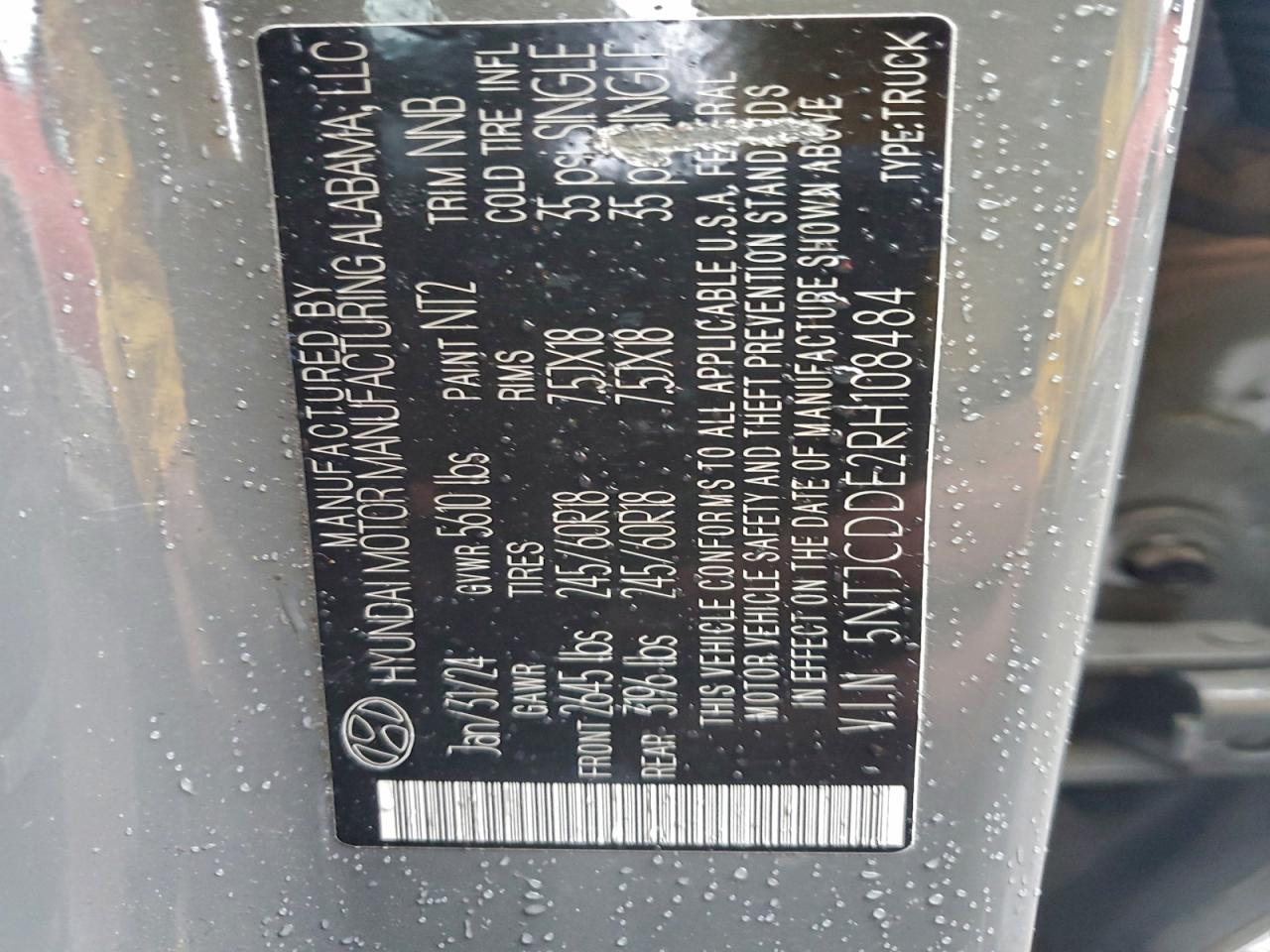 HYUNDAI SANTA CRUZ SEL