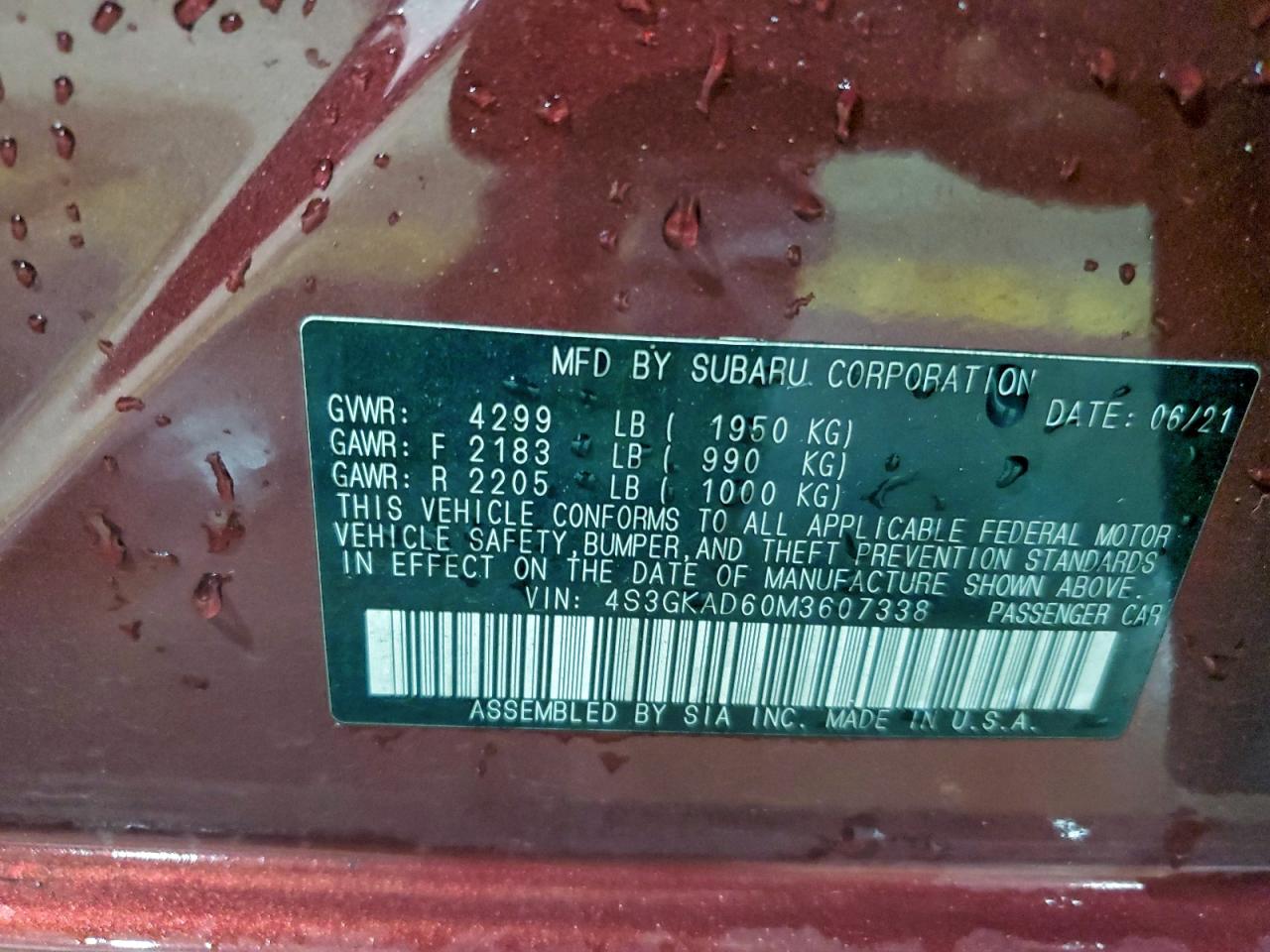 SUBARU IMPREZA PREMIUM