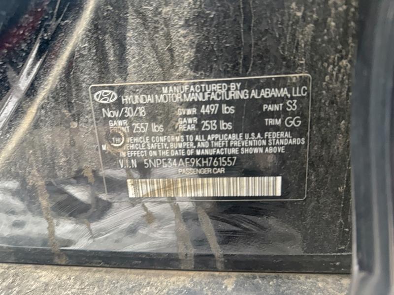 2019 HYUNDAI SONATA LIM #3303602946