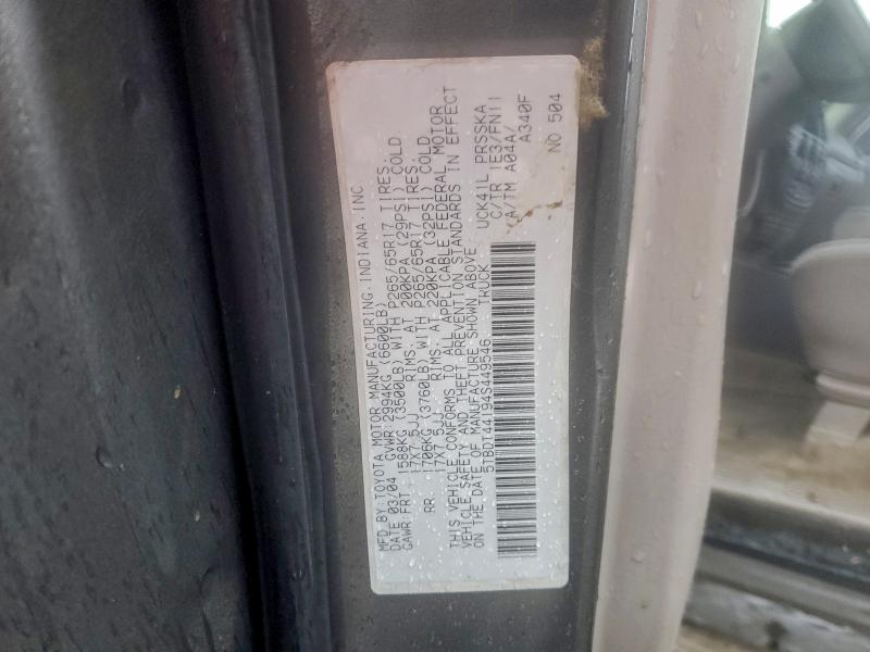 2004 TOYOTA TUNDRA DOU #3316946083