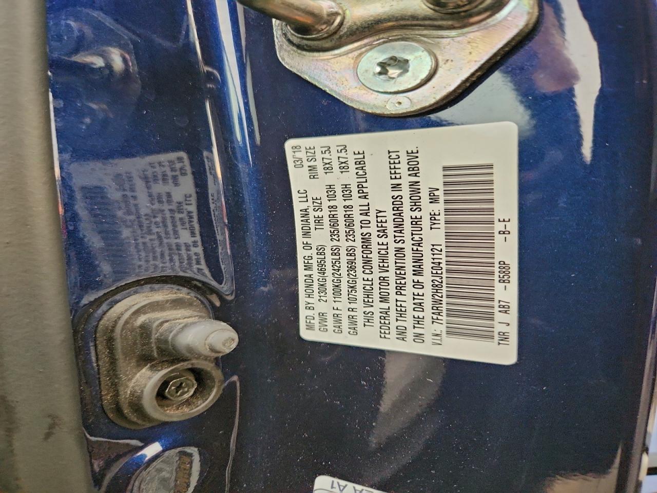 Lot #3311713229 2018 HONDA CR-V EXL