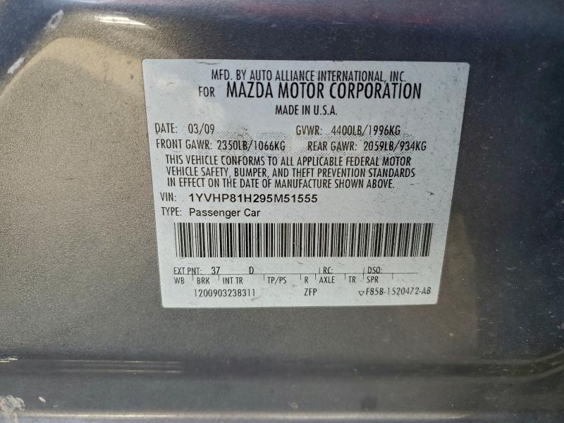 2009 MAZDA 6 I #3311382327