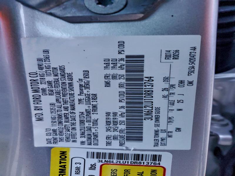 2013 LINCOLN MKZ HYBRID #3302873925