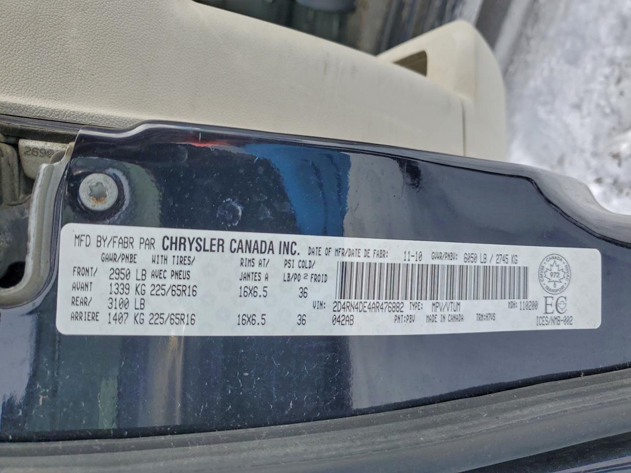 DODGE GRAND CARAVAN SE