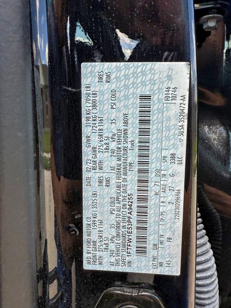 2023 FORD F150 SUPER #3317694089