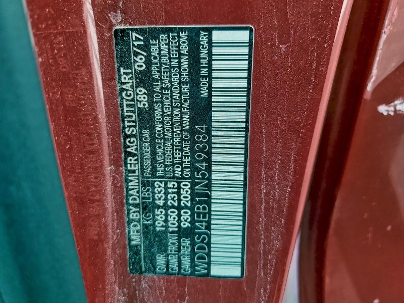 2018 MERCEDES-BENZ CLA 250 #3303785437