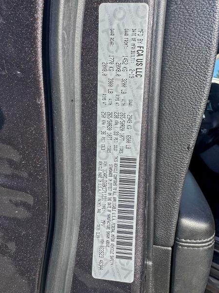 2019 DODGE DURANGO GT #3310342024