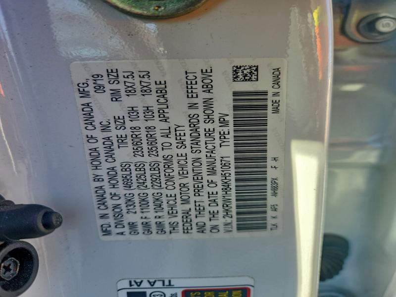 2019 HONDA CR-V EXL #3311526239