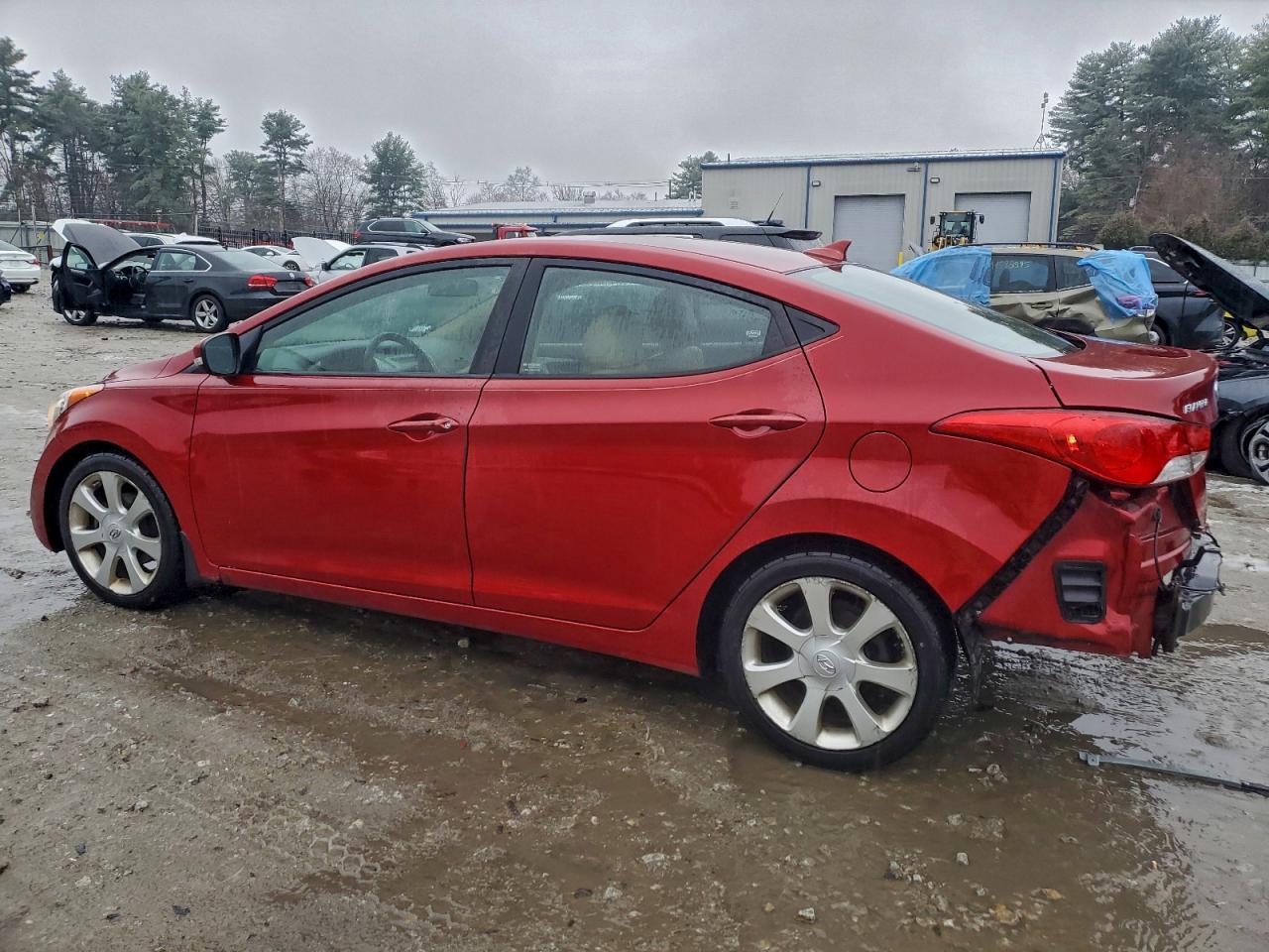 Lot #3315727348 2013 HYUNDAI ELANTRA GL