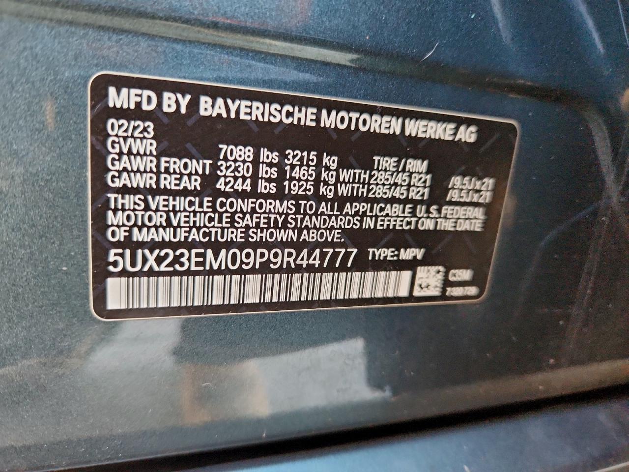 BMW X7 XDRIVE40I