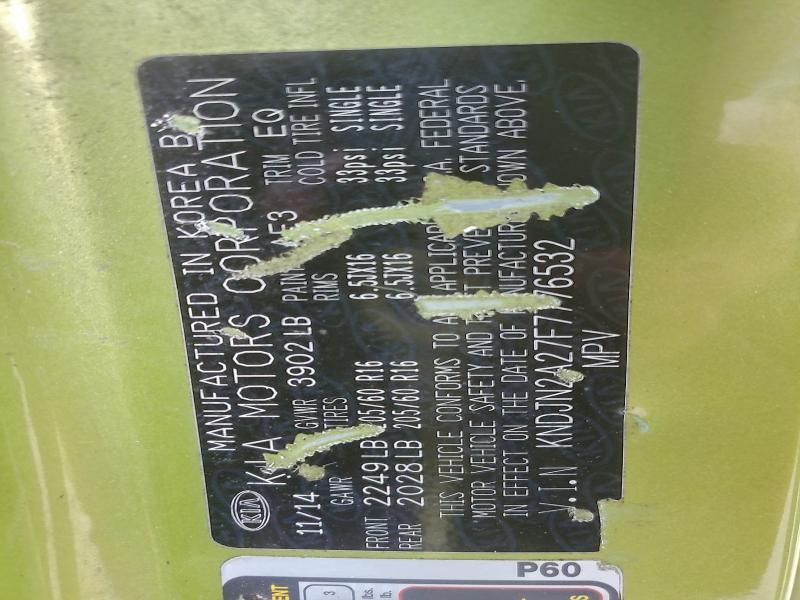 2015 KIA SOUL #3303021613