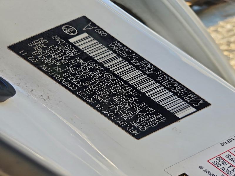 2011 TOYOTA COROLLA BA #3302632126