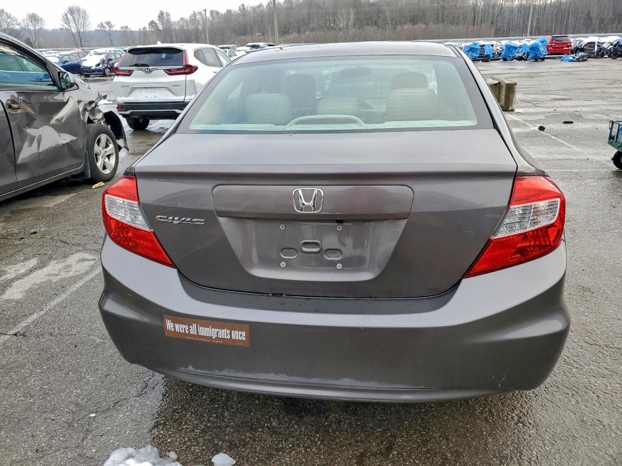 Lot #3315971133 2012 HONDA CIVIC EXL