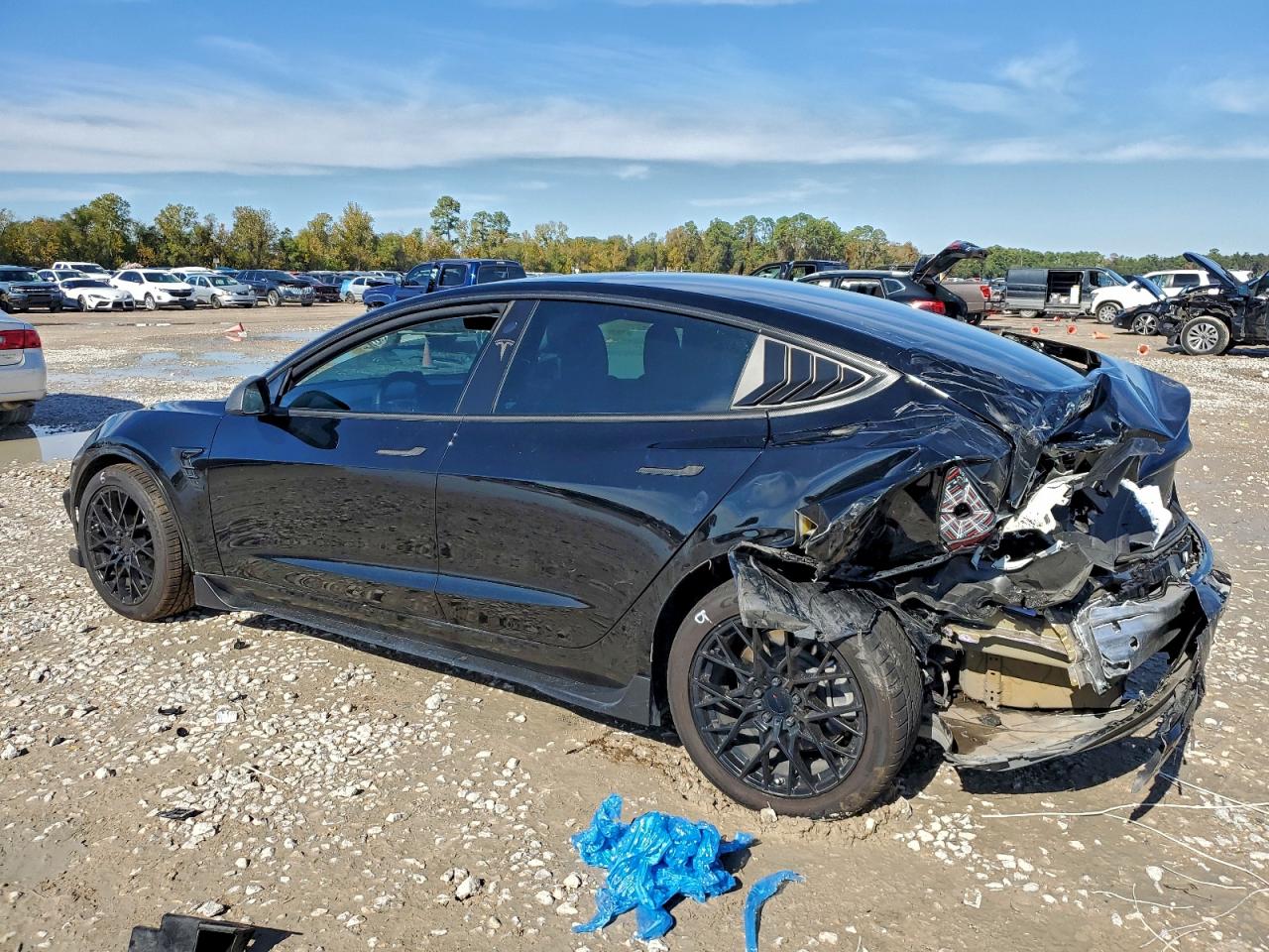 Lot #3311609232 2019 TESLA MODEL 3