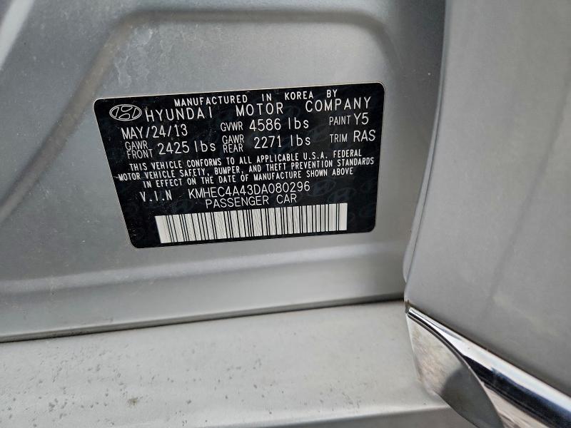 2013 HYUNDAI SONATA HYB #3318892916