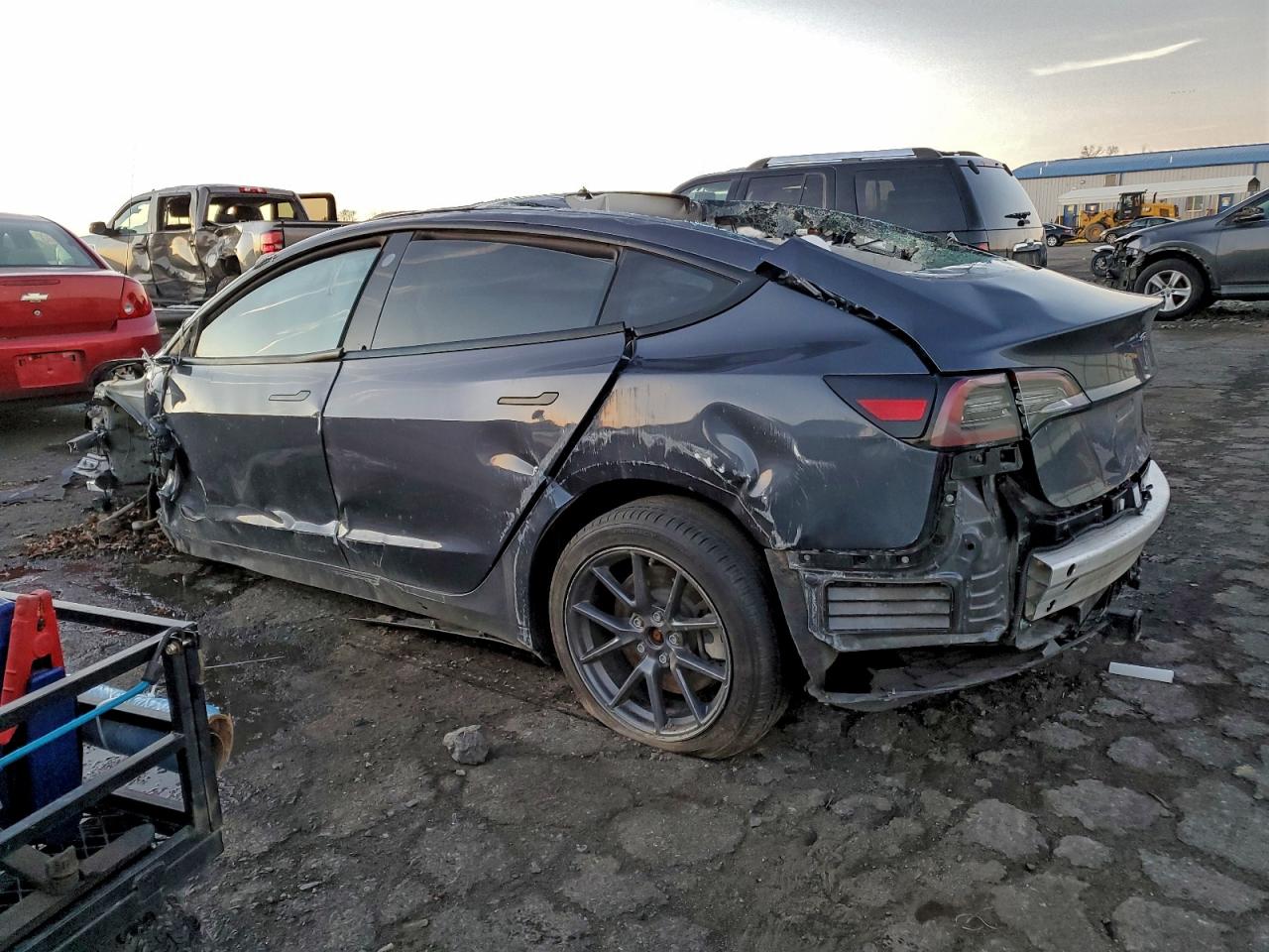 Lot #3311463236 2022 TESLA MODEL 3