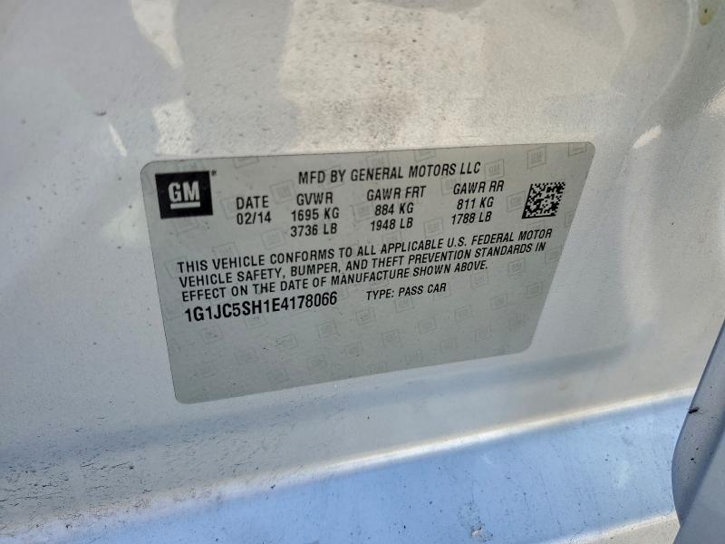 2014 CHEVROLET SONIC LT #3303658953