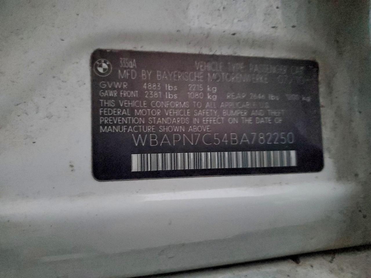 Lot #3309486667 2011 BMW 335 D