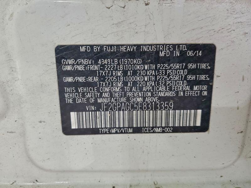 2014 SUBARU XV CROSSTR #3303954720