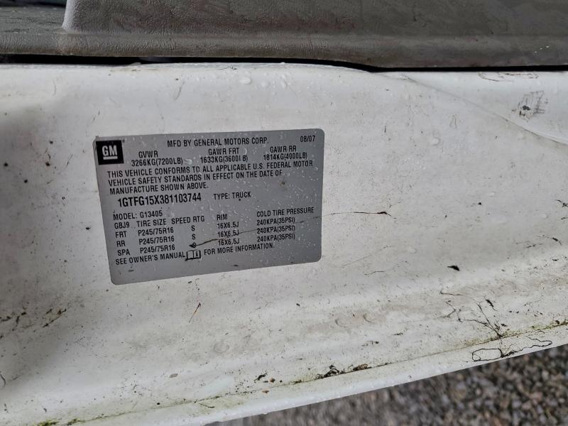 2008 GMC SAVANA G15 #3305684736