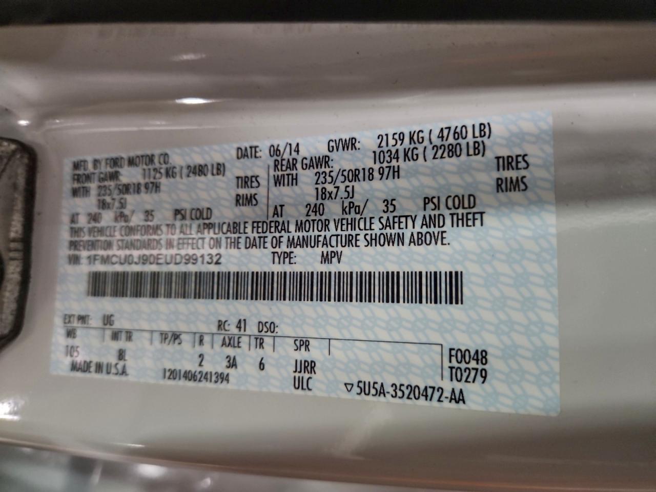 FORD ESCAPE TITANIUM