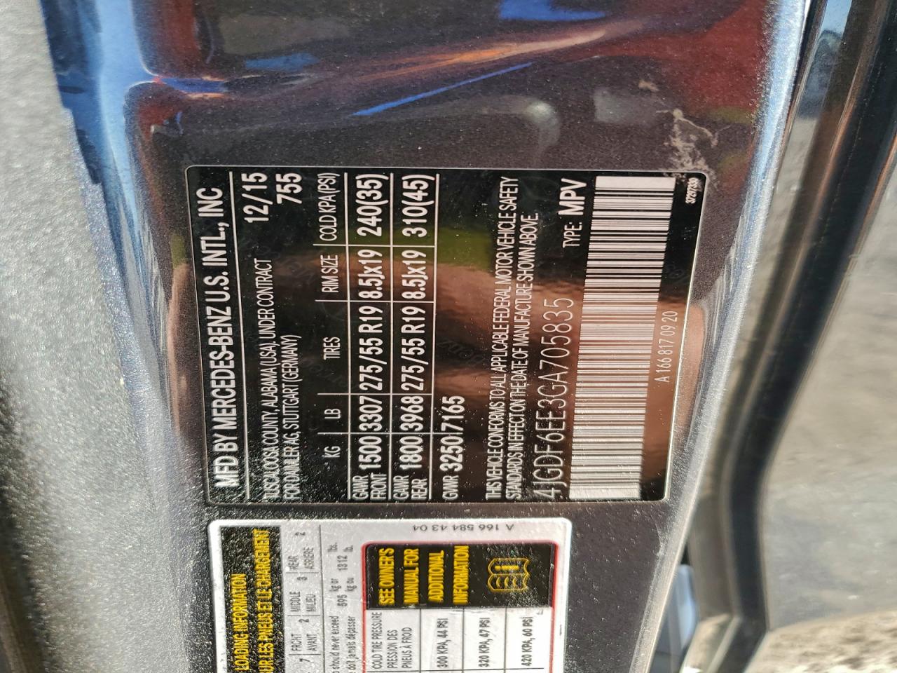 MERCEDES-BENZ GL-CLASS 450 4MATIC