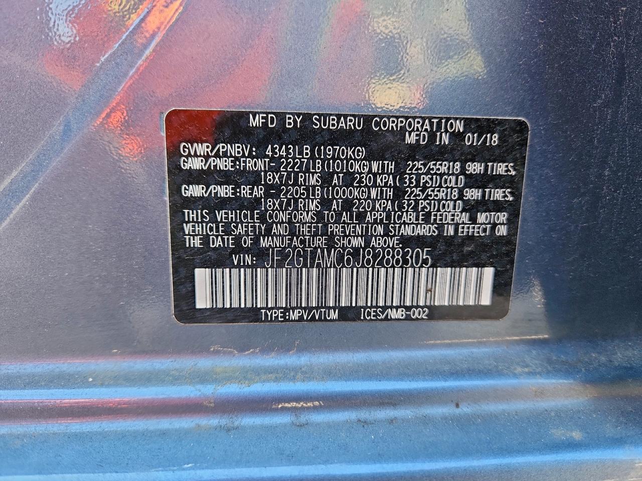 SUBARU CROSSTREK LIMITED