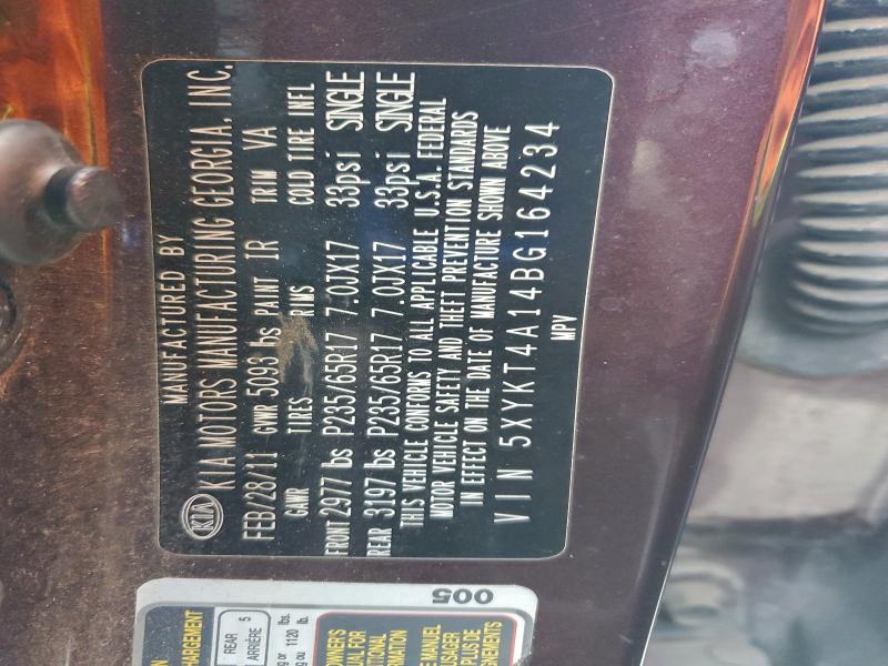 2011 KIA SORENTO BA #3305390317