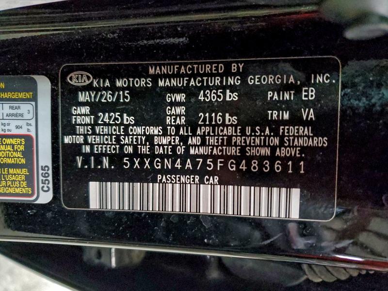 2015 KIA OPTIMA EX #3309157926